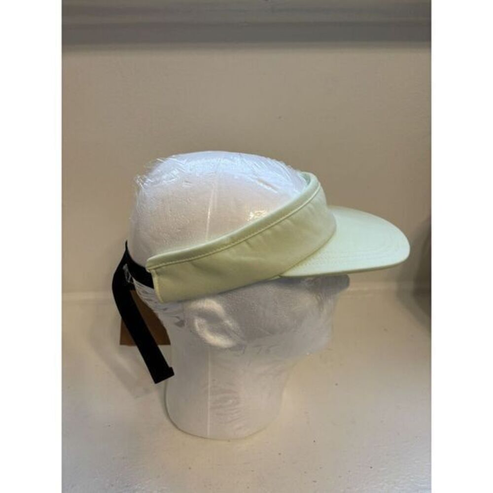 NWT  THE NORTH‎ FACE UNISEX ADULTS VISOR LIME CREAM  OS LOGO - Picture 5 of 6